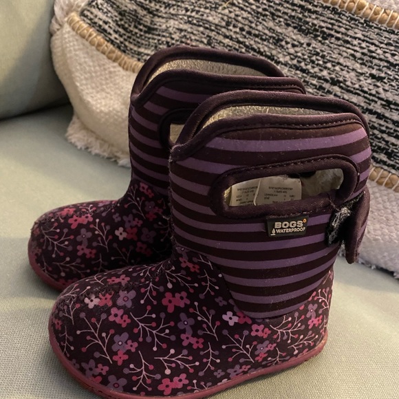 Kids Bog Boot Purple Size 6 - Picture 4 of 4